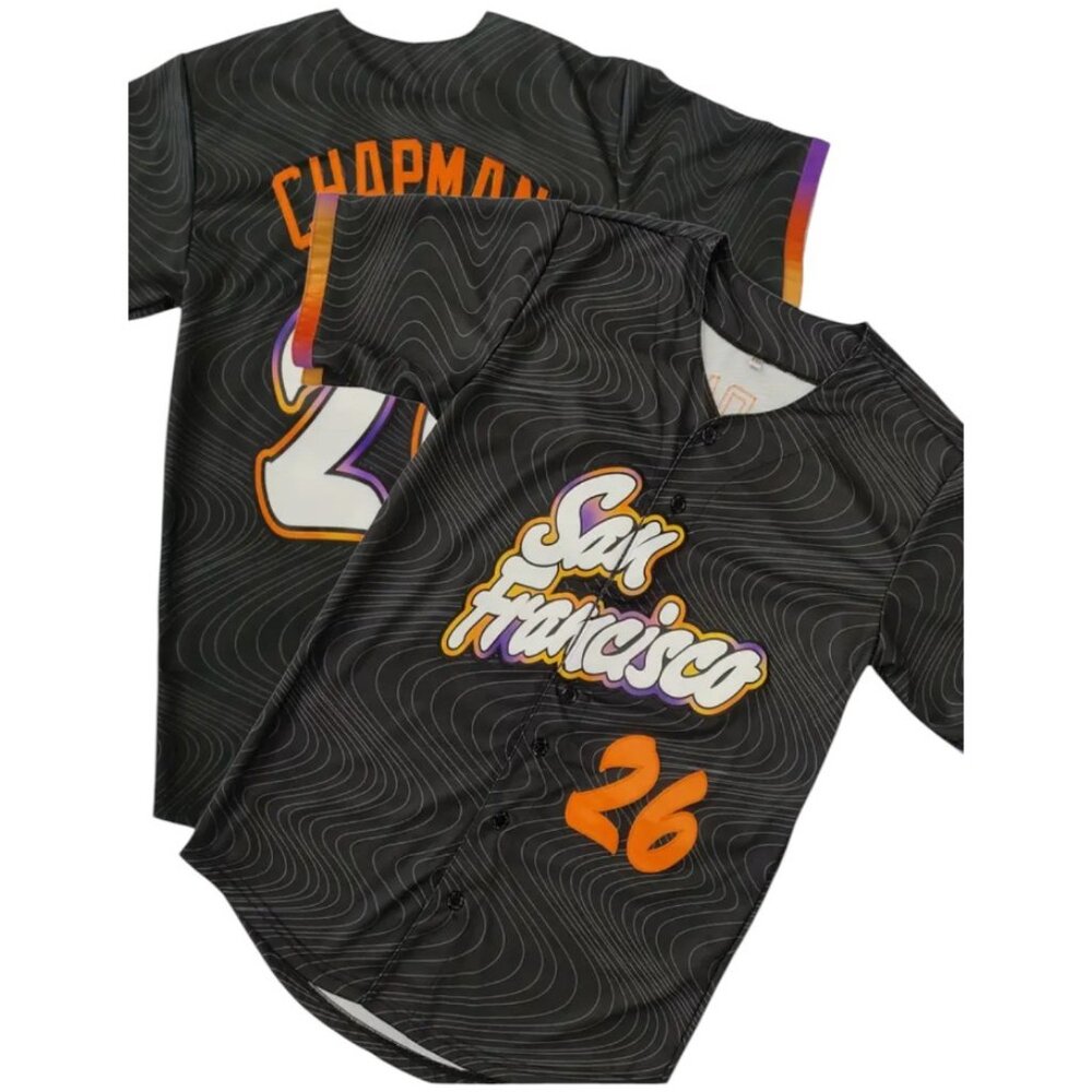San Francisco Giants Matt Chapman #26 City Connect Baseball Jersey Black